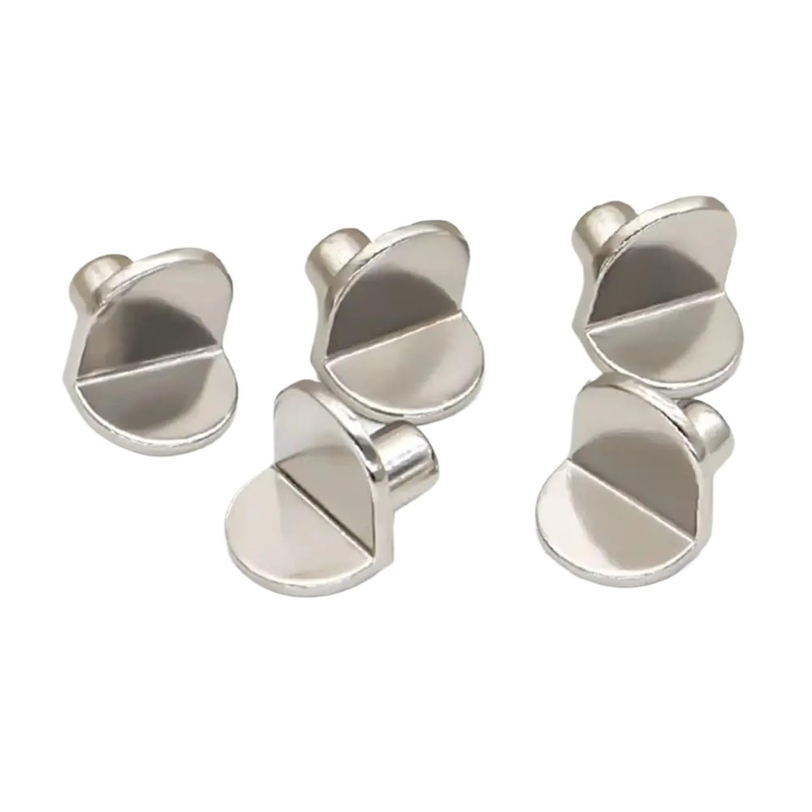 20 pcs 5mm Shelf Support Studs Alloy L-Shaped Furniture Bracket Holders Thickened Panel Wooden Glass Boards for Cabinet