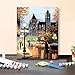 Produktbild Diamond Painting Landschaft Stadt 5D DIY Diamant Painting Bilder Crystal Strass Stickerei Painting Diamant Malerei Set Kreuzstich, für Home Büro Wall Décor Round Drill,30x40cm