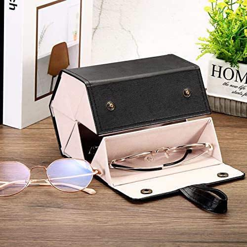 Image of PATIKIL Sunglasses Organizer with 6 Slots Travel Eyeglasses Cases Eyeglasses Storage Foldable Portable Glasses Case Holder