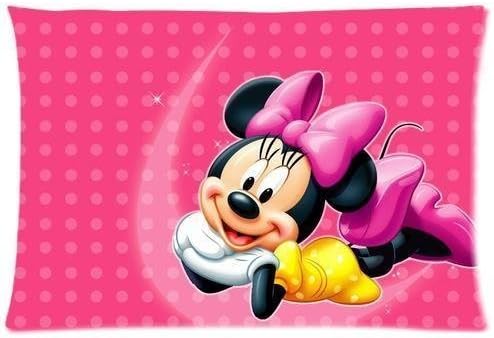 Custom Cute Minnie Mouse Pillowcase Design Pillow Case 2030 inches(two sides)