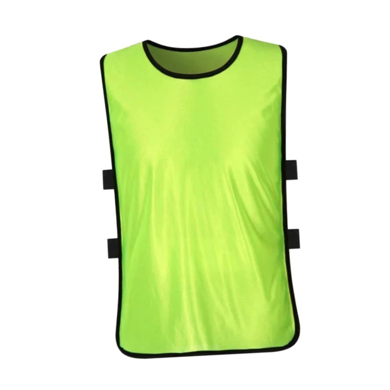 VICASKY Gilets de Football Entraînement pour Garçon Fille et Adultes Sans Manches Polyester Respirant S Lot Mix Fluorescent Vert et Rouge Maillots Équipe
