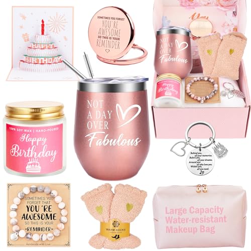 Birthday Gifts for Women, Birthday Gift Box Set for Woman Best Friends Female Sister Mom Daughter Wife Her Girlfriend Coworker Bestie, Unique Gifts for Women