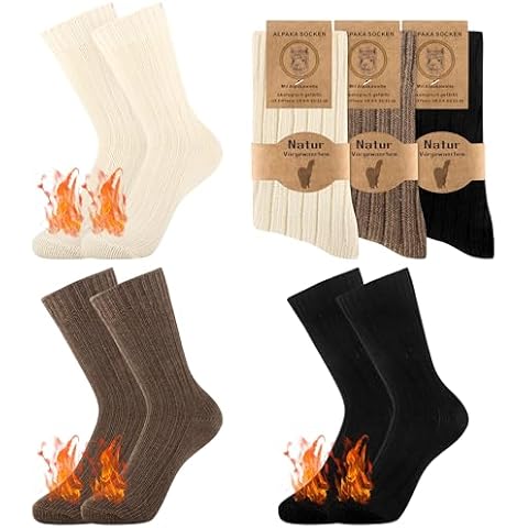 Belloxis Alpaca Socks Wool Socks Kids Wool Socks for Boys Girls Socks Thermal Socks Warm Socks Winter Socks Cover