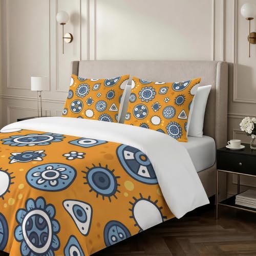 Housse de couette 200x220 en microfibre avec impression 3D durable - 5