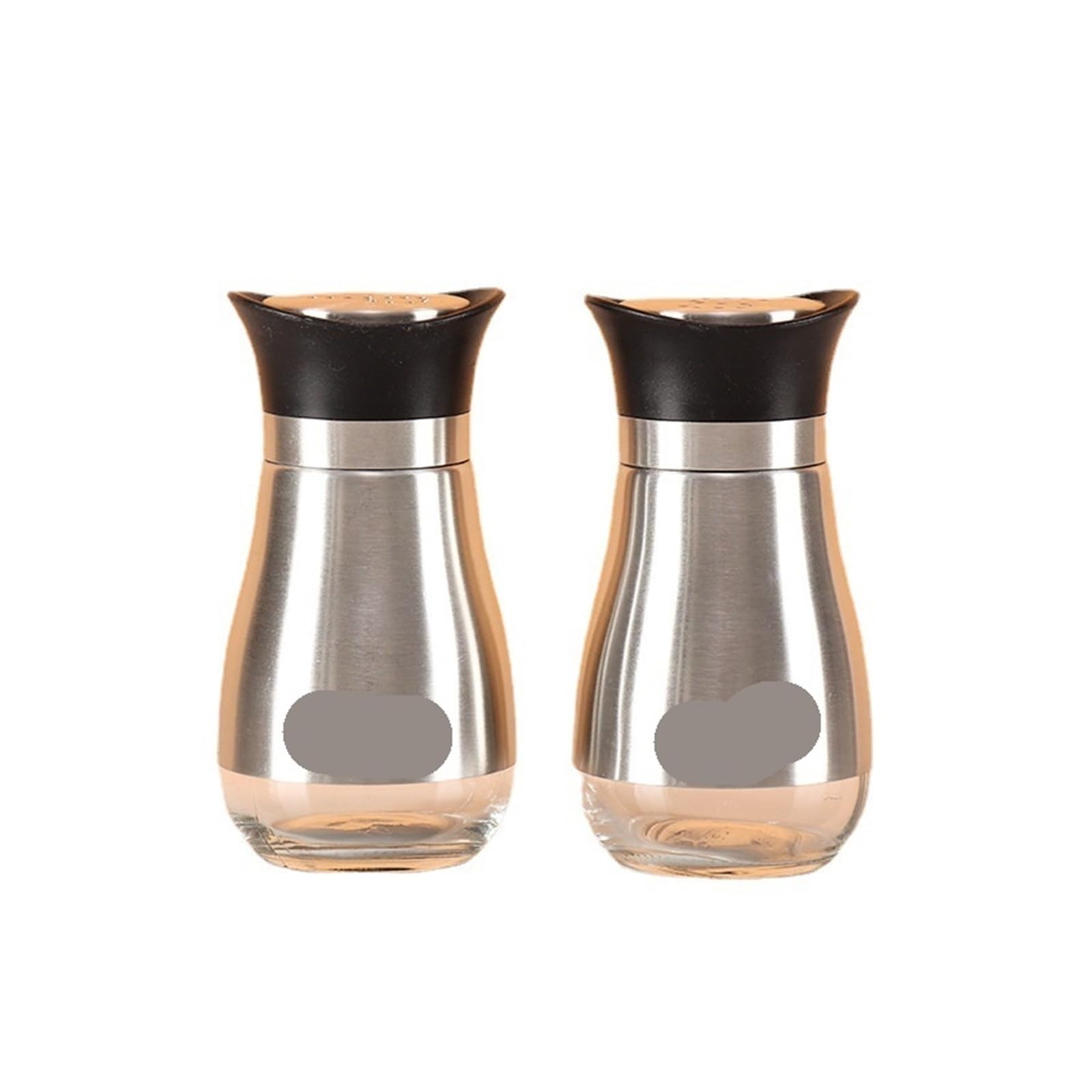 4pcs Salt And Pepper Shaker Pour Sucre