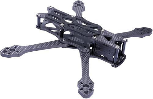 Miniatura 5 de FEICHAO Kit de marco para drones compatible con APEX HD Racing Drone Quadcopter (kit de marco)