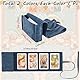 CREATCABIN 2 Stück Tarotkartenhalter Tarotkarten Aufbewahrungstaschen Doppelseitige Tarotkartentaschen Aus Samt Tarot Schreibtischhülle Tarot Tragetasche Für Hexereibedarf Grau/Schwarz 12.6x3x7.5cm