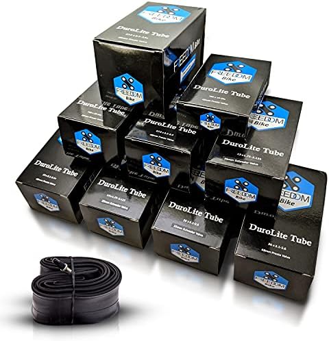 Bike Tube - Choose Size 12, 14, 26, 27.5, 650B, 29, 700c Bike Tubes - Road, Gravel, Mountain Bicycle - All tire Sizes - Presta or Schrader Inner Tube - Heavy Duty Latex - Bike tire Tube - 26P-1