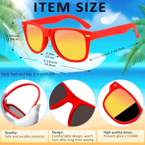 120 Pcs Kids Sunglasses Bulk Party Favors,Neon Party Sunglasses for Boys Girls, Summer Pool Beach Party Favors Supplies,Gift for Birthday Party and Outdoor Activity Age 3-83