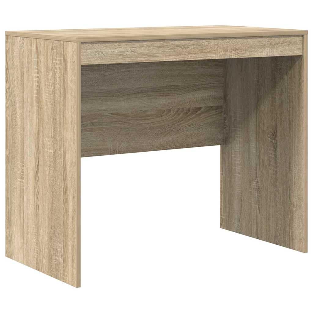 Scrivania con cassetti in rovere Sonoma, 135,5 x 50 x 127 cm, set da 2 pezzi, grande tavolo da ufficio, scrivania per computer, versatile, per ufficio e gioco, con spazio di archiviazione e superficie