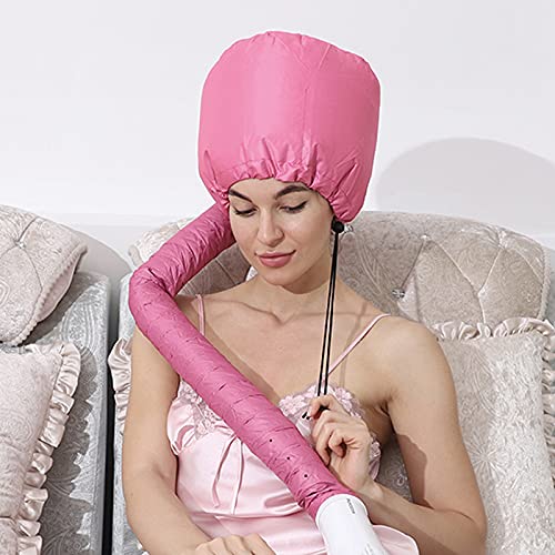 Bonnet Hood Hair Dryer, Portable Bonnet Hood Hair Dryer Attachment Set with Adjustable Soft Hair Dryer Bonnet for Hair Dryer for Drying, Styling, Curling, Deep Conditioning Fits All Head&Hair Sizes - Image 8