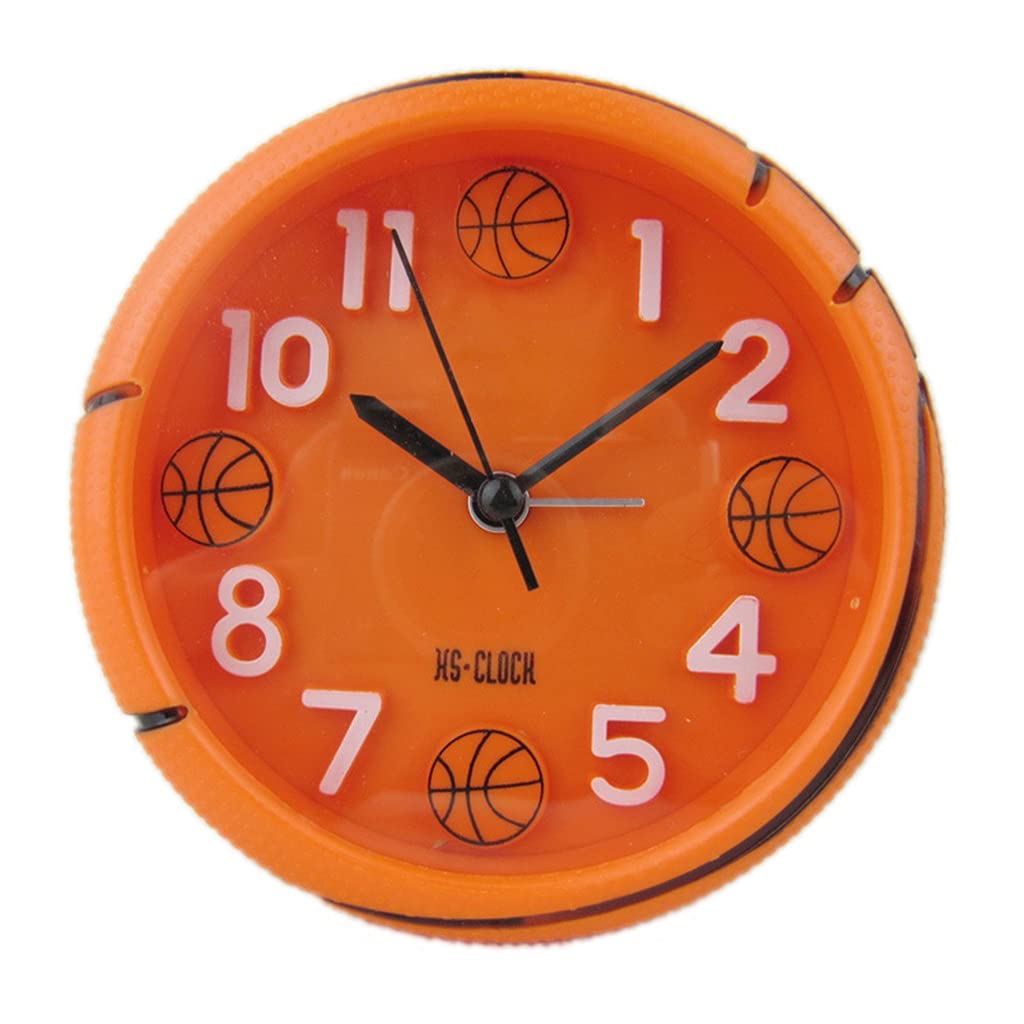 UOHLCX HBJWOV Basketball Football Shape Alarm Clock Stereo Digital Student Small Alarm Clock D