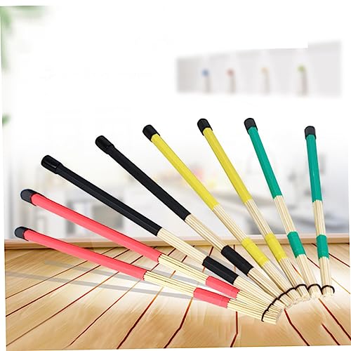 Baquetas de bambú TOYANDONA, 2 piezas, ligeras y cómodas, para batería electrónica, jazz y orquestal, color negro miniatura 4