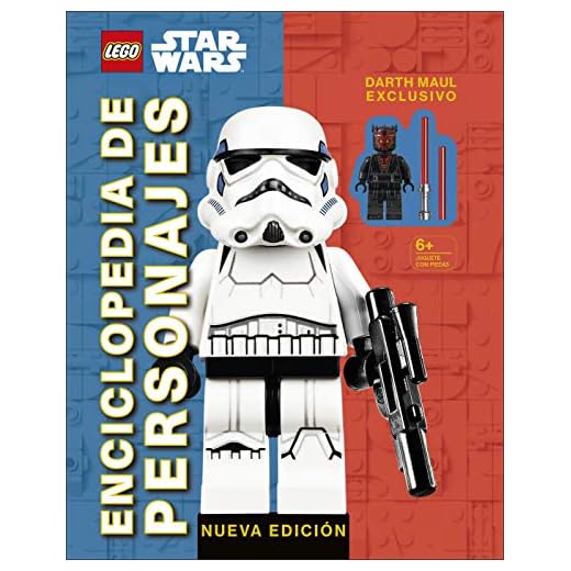 LEGO Star Wars Enciclopedia de personajes: (incluye una minifigura exclusiva de Darth Maul)
