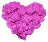 Lieferumfang: 500 Stück Rosenblüten extra dünn aus 100% Polyester von Trendario.