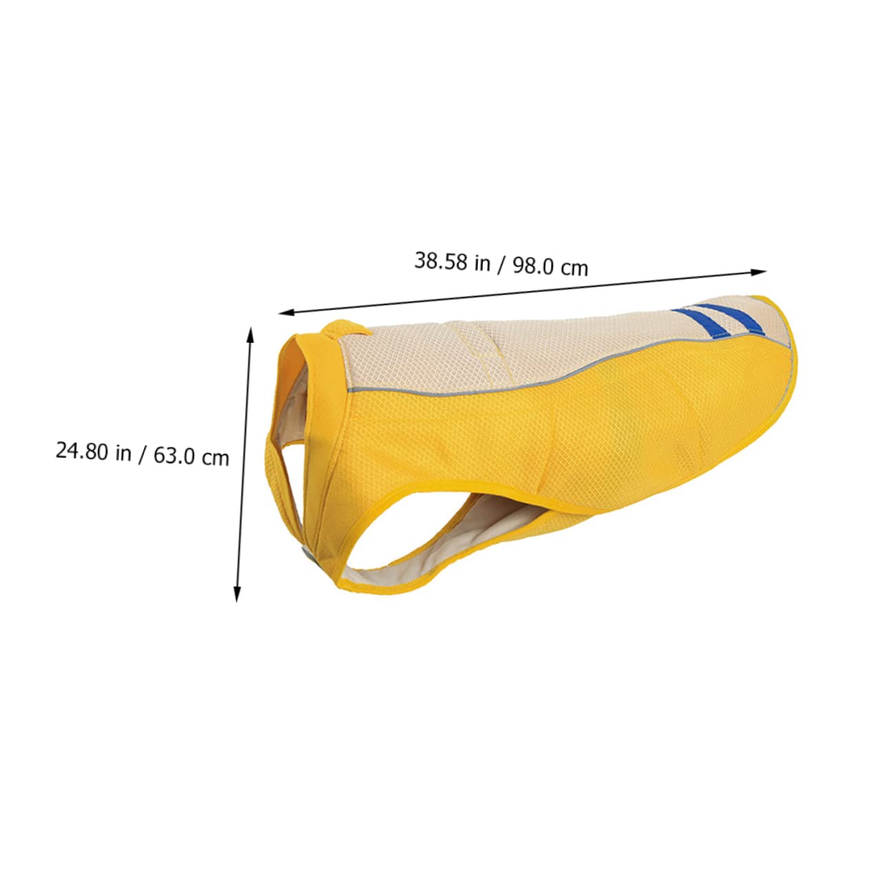 VANZACK Gilet Rafraîchissant pour Chien Combinaison pour Animaux De Compagnie Gilet Respirant Protection Solaire