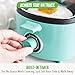 GreenLife 3-in-1 Breakfast Maker Station, Healthy Ceramic Nonstick Dual Griddles for Eggs Meat Sausage Bacon Pancakes and Breakfast Sandwiches, 2 Slice Toast Drawer, Easy-to-use Timer, Turquoise