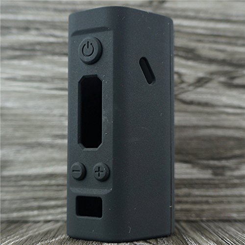 Silicone Case for Wismec Reuleaux RX200 Sleeve Cover Skin Wrap (Black)