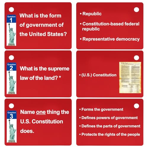 US Citizenship Flash Cards