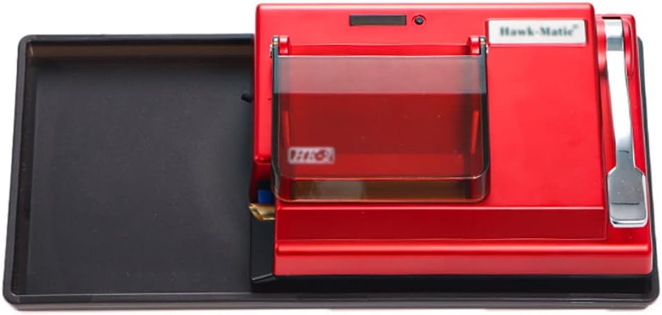 Hand Semi-Automatic Cigarette Rolling Machine, Household DIY Electric Cigarette Rolling Machine, Beautiful Appearance, Very Suitable for Husband Boyfriend,Red