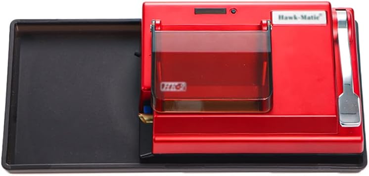 Hand Semi-Automatic Cigarette Rolling Machine, Household DIY Electric Cigarette Rolling Machine, Beautiful Appearance, Very Suitable for Husband Boyfriend,Red