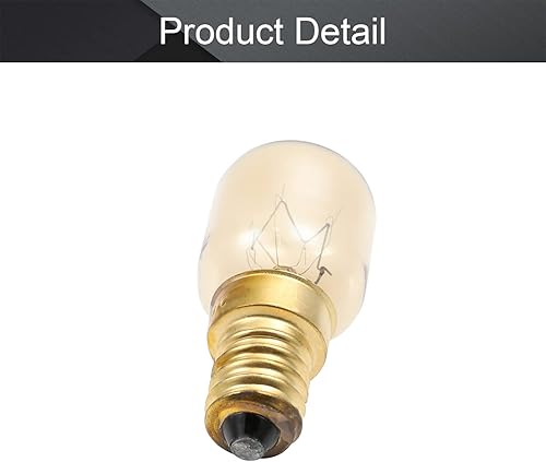 Miniatura 7 de Othmro 3 bombillas de microondas 220-240 V 220 bombillas de microondas E14, 2700 K blanco cálido bombilla de repuesto de electrodomésticos,