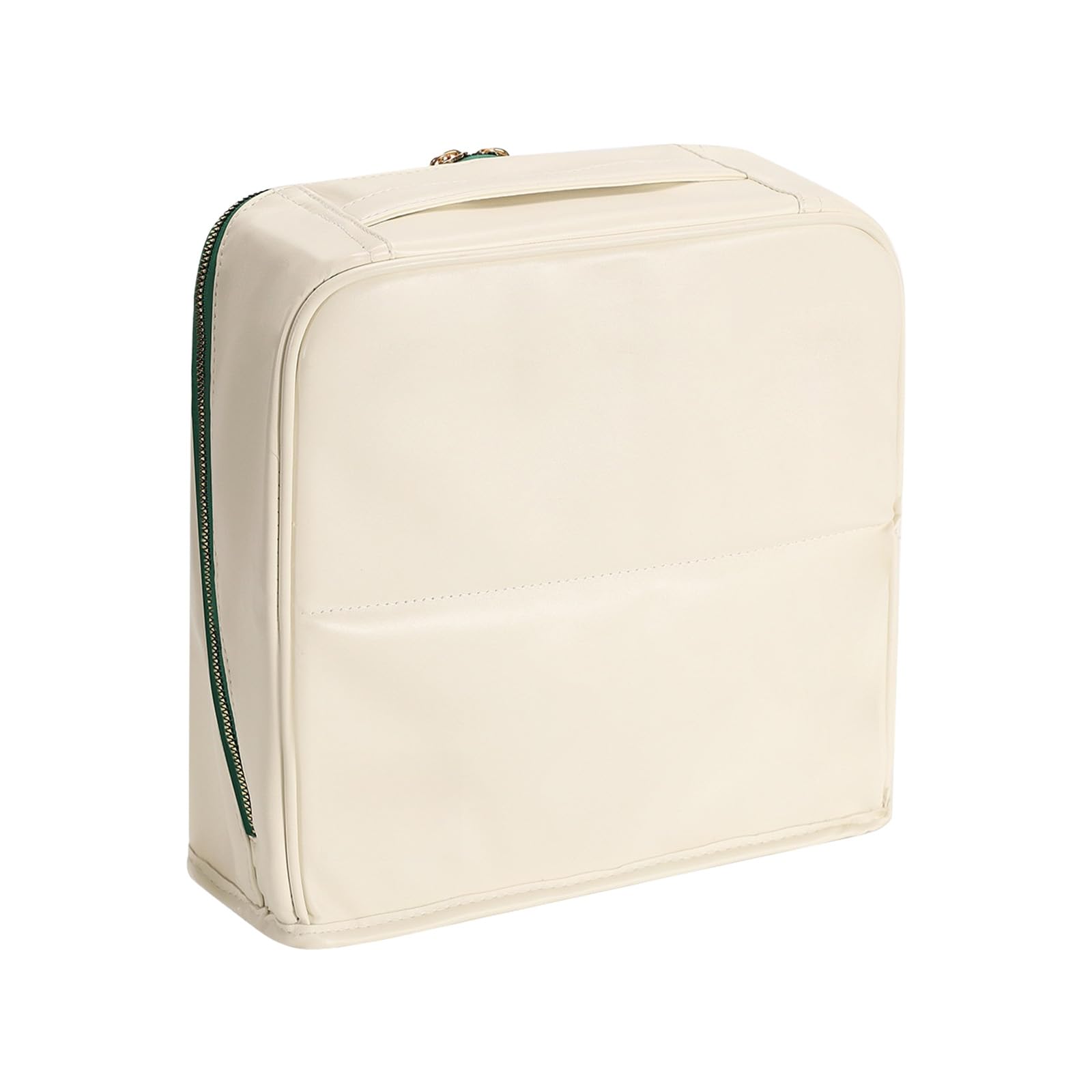Tsophreniq Hanging Luggage Cosmetic Storage Bag Leather Travel for Makeup Skincare Jewelry Large Capacity Waterproof Closure Cosmetic Storage Bag