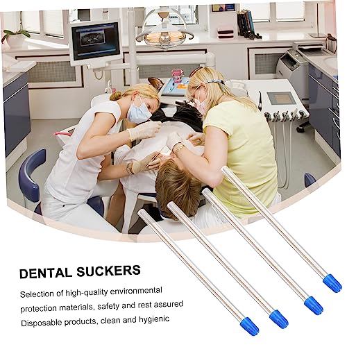 DOITOOL 400 Pçs Ejetor De Saliva Descartável Ejetor De Saliva Portátil Tubos Anti-Dentários Sugadore