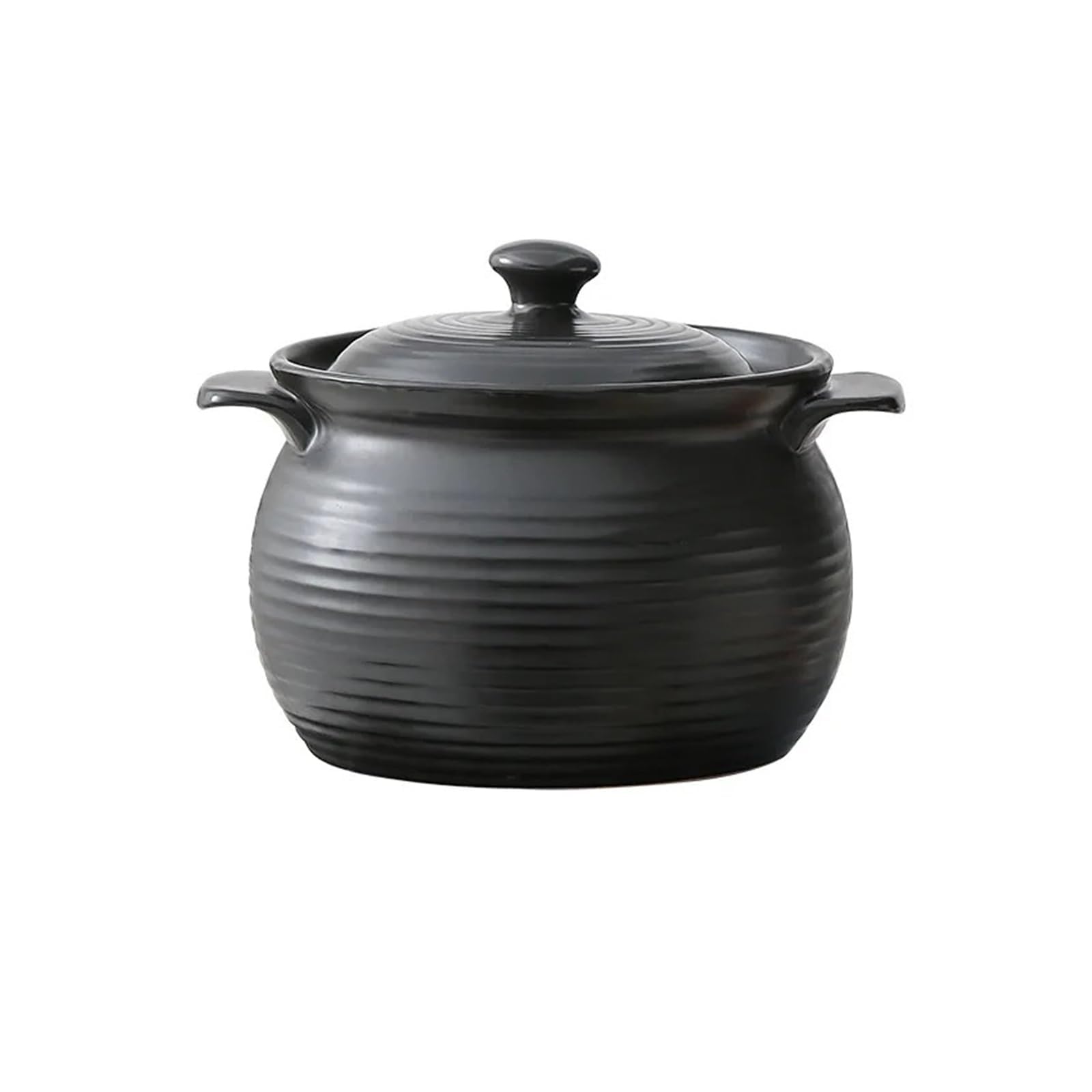 Runder Auflauf Aus Keramik/tontopf/tontopf/Keramik-kochgeschirr Mit Hitzebeständigem Deckel(Size:4L)