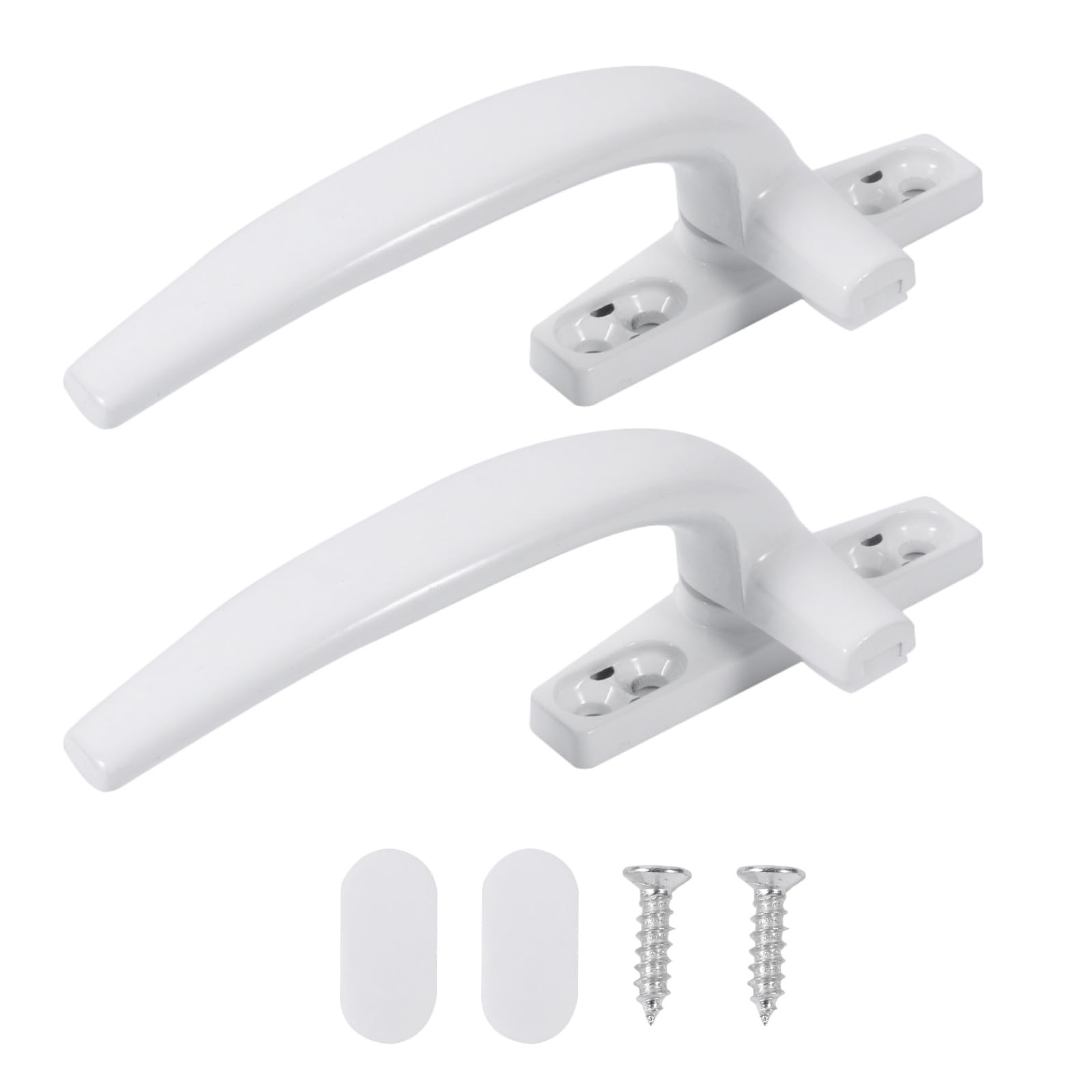Poignées de fenêtre double vitrage en alu blanc pour améliorer le confort de la maison