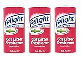WUNDAPETS FELIGHT 3 X 300ML CAT LITTER FRESHNER TUB PEONY PINK SCENT ANTIBACTERIAL