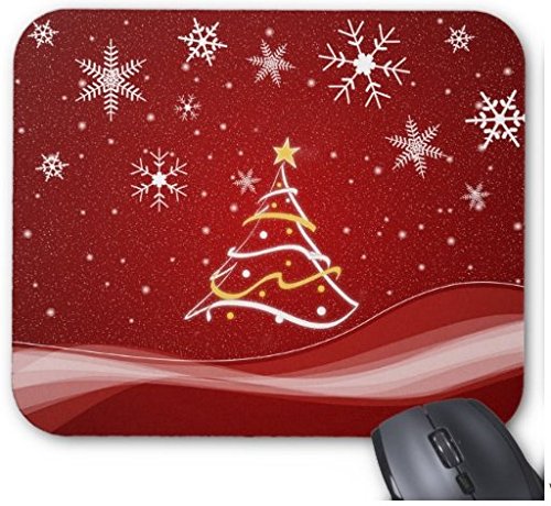 Gaming Mouse Pad Marry Christmas for Desktop and Laptop 1 Pack 30x25x2cm/11.8x9.8x0.8inch