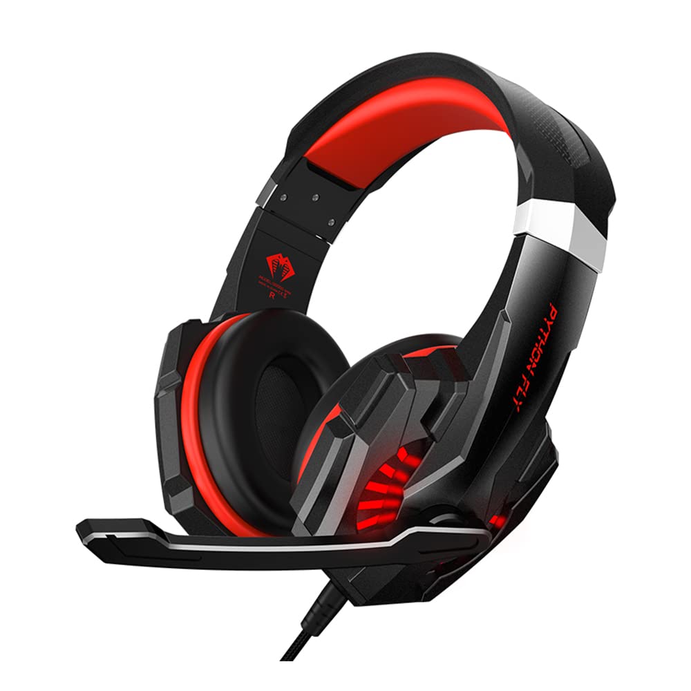 Python Fly G9000 Mini Wired Over Ear Gaming Headphones 7.1 Surround ...