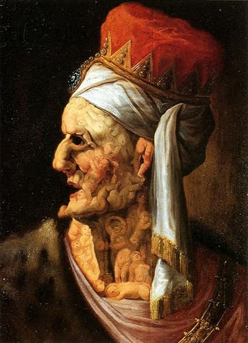 Toile Tête d'Hérode Arcimboldo pour Décoration Salon et Bureau