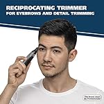 Wahl Lithium Battery Powered Lighted Ear, Nose, & Brow Trimmer – Painless Eyebrow & Facial Hair Detail Personal Trimmer…