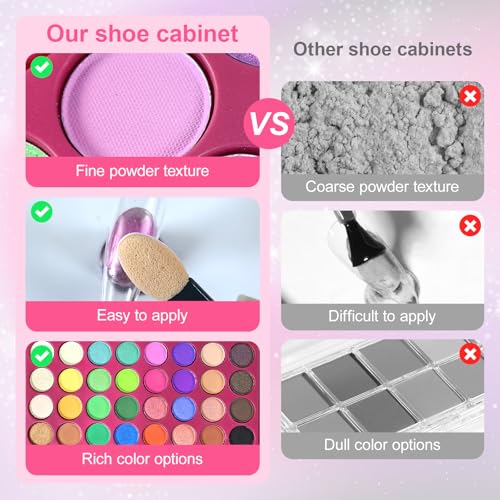 Image of 40 Colors Nail Pigment Powder Palette, Ombre Color Pigment Powder for Nails, Professional Nail Supplies Manicure DIY Accessories for Beginners Home, B