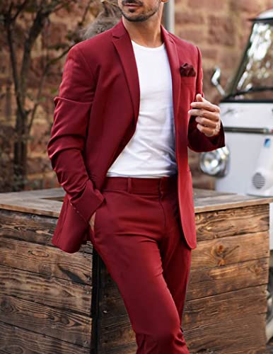 Image of COOFANDY Mens Sport Coat Casual Blazer One Button Business Suit Jacket