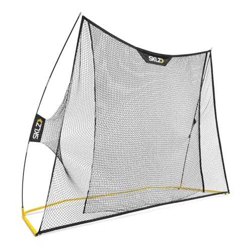 SKLZ Home Range Golf Net – Red de Golf Dual con Retorno de Bola para Todos los Palos. Estructura de 3m x 2.1m, Red Frontal de 2m x 2m para práctica eficiente y rápida recuperación de Bolas.