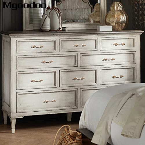 Mgoodoo 5Pcs Antique Silver European Style Vintage Handles Pulls for Cabinet Door Dresser Cupboard Closet Drawer Furniture - Image 6