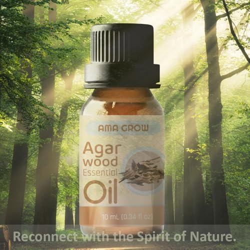 Aceite esencial premium de Agarwood 0.34oz puro y orgánico miniatura 2