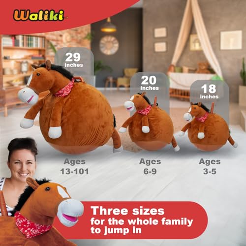 WALIKI Hopper Ball for Adults Ages 13-101 | Hippity Hop | Jumping Hopping Ball (Horse) - Image 6