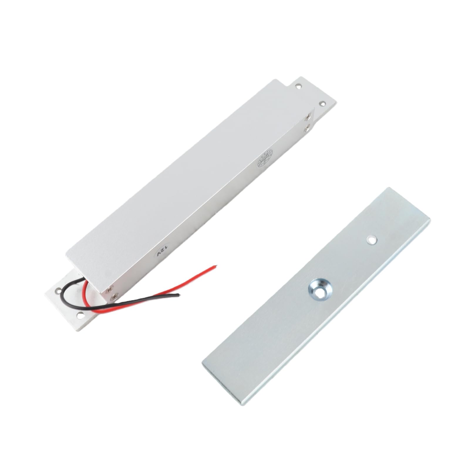 280kg/600Lbs Electric Magnetic Lock, Electromagnetic Door Lock Kit System Holding Force for Access Control DC 12V Electromagnet Lock Secure NC Mode