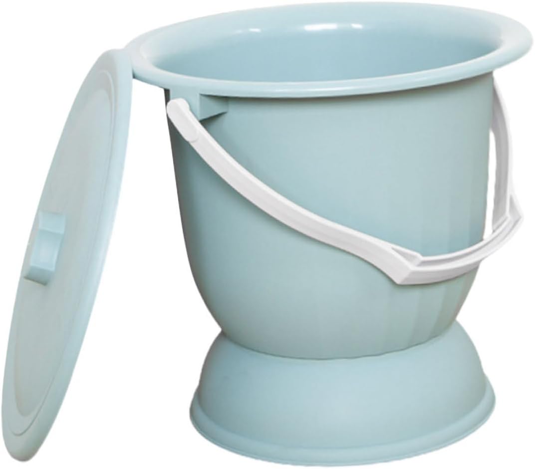 COLLBATH Portable Urinal for Women Camping Bathroom Odor Spittoon Lid Sturdy Pp Material Easy to Clean Reusable Urine Pots