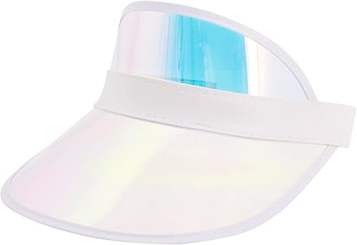 Miniatura 116 de Surkat Viseras solares transparentes de plástico con protección UV, sombrero para la cabeza, sombrero para golf, tenis, playa, ciclismo 1 paquete