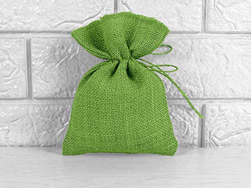 Bolsas de Yute con Cordón 7 x 5 Pulgadas Pack 20 miniatura 6