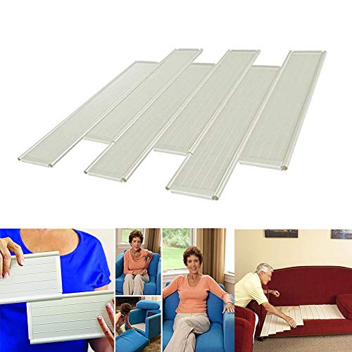 bouncevi Tablas de sofá - Soporte de sofá para Muebles, 6 Piezas Tablero de Soporte de sofá, Tableros de protección para sofá Almohadillas de Almohada de fijación rápida para Muebles seccionales