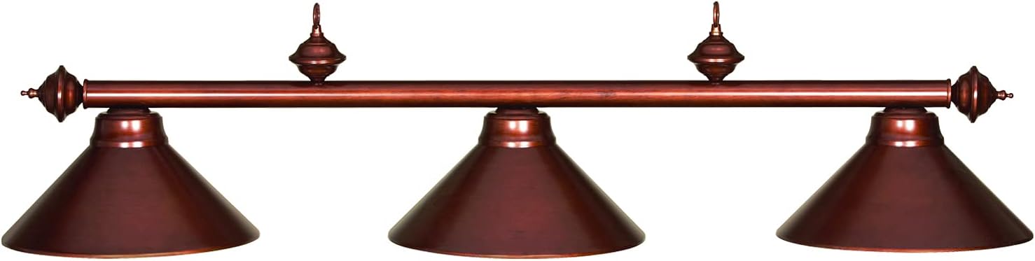 RAM Game Room Traditional Style 54" 3-Light Billiard Pendant Light - Chestnut