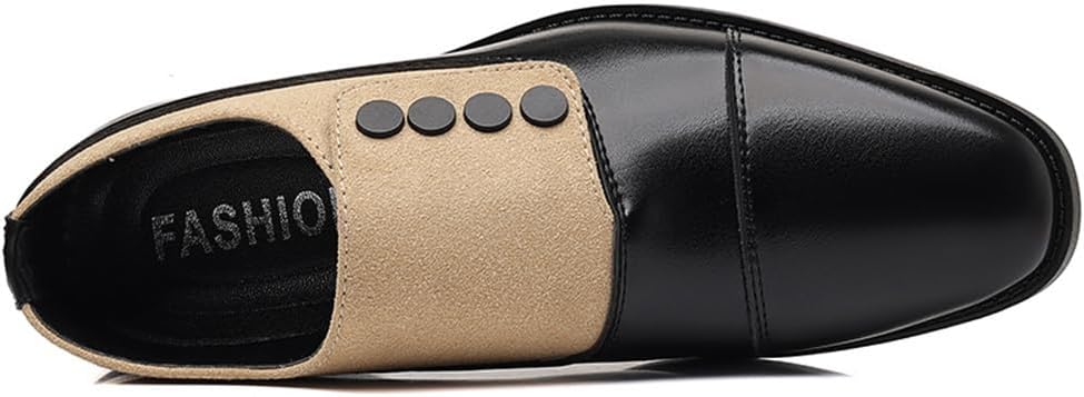 Men's Dress Suede Loafers - Slip-on Business Formal Shoes - Image 4