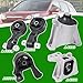 Engine Motor Mount Kit Trans Mount Compatible with Honda CRV 2.4L 2007-2011 5PCS Transmission Motor Mount Replace A65010 A4595 A4598 A4535 A4536