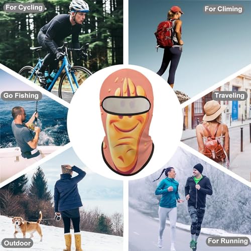 Balaclava para Hombres y Mujeres, Máscara de Esquí para Actividades al Aire Libre, Cubreboca Integral para Ciclismo, Moto y Senderismo miniatura 6
